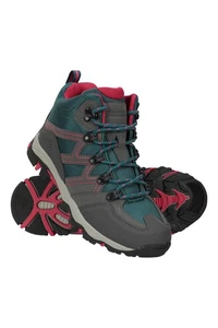 Mountain Warehouse Kids Oscar Walking Boots Durable Cushioned Boys Girls Hiking - Picture 1 of 62