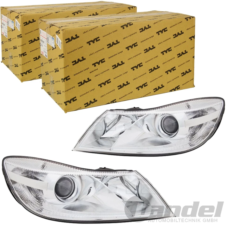 2x TYC H7/H1 SCHEINWERFER LINKS+RECHTS für SKODA OCTAVIA II AB 11.2008 FACELIFT - Bild 1 von 1