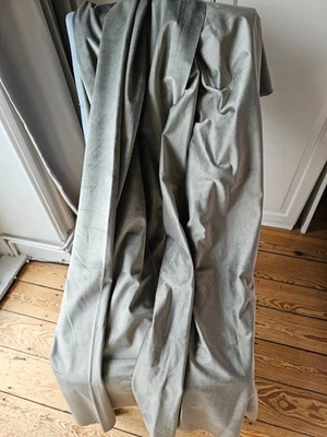 2 Stck Stoffreste Samt grau von Depot - Bild 1 von 4