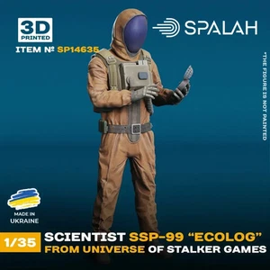 Scientist SSP-99 "Ecologist" Figure 1:35 Scale - Stalker Game 3D Printed Model - Picture 1 of 6