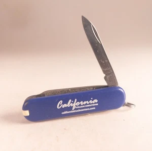 Victorinox Swiss Army Knife Classic SD 58mm Blue California Trucking Centers - Picture 1 of 5