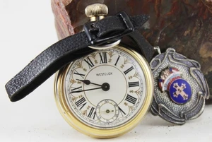 Reloj Bolsillo Westclox-Train-con RAG (Caballeros Conmorativos de San Juan) Llavero-Funciona - Imagen 1 de 4