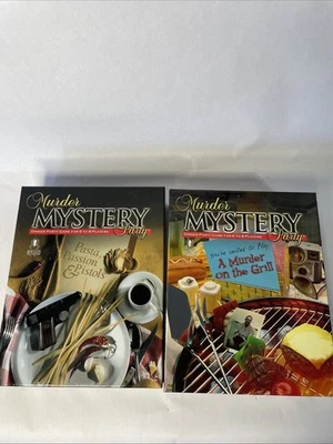 Murder Mystery Party - Lote de 2 jogos jantar festa completo e ótimo estado - Imagem 1 de 4