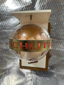 60er Jahre Schlitz Bier Drehbewegung Kugel Leuchtschild Wandleuchter - Bild 1 von 24