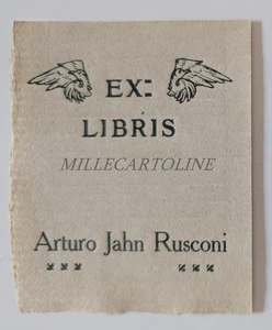 ARTURO JAHN RUSCONI - Ex Libris - Picture 1 of 2