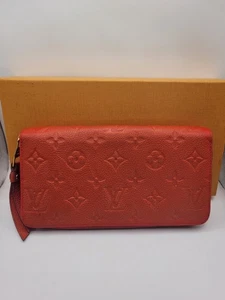 Louis Vuitton Geldbörse Portofeuil Clemence Rot - Bild 1 von 3