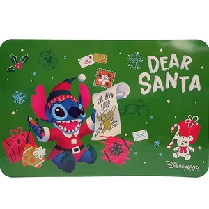 Mantel individual Disneyland Paris Stitch Navidad tapete de mesa parques retrato oficial de Disney - Imagen 1 de 6