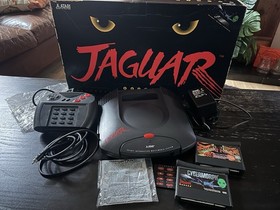ATARI JAGUAR CONSOLE: PAL/Boxed/Complete/2 Games/All Paperwork/All Cables/Tested