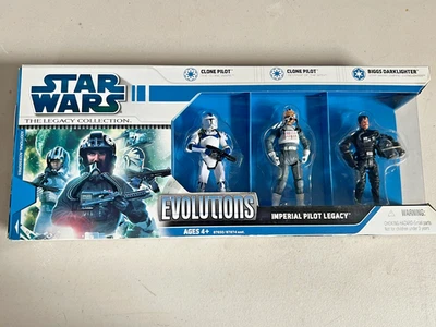 Star Wars Evolutions Set 3.75" Imperial Pilot Legacy a6 - Image 1 of 3