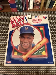 Tara Play Ball! Superstar Collectible Plaques Darry Strawberry New York Mets - Picture 1 of 3