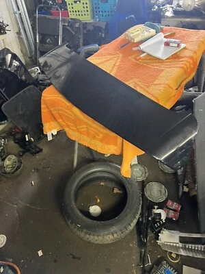 2017-2022 kia niro black rear liftgate spoiler with 3rd brake light OEM 18 19 20 - Image 1 of 4