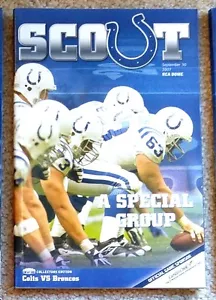 INDIANAPOLIS COLTS - DENVER BRONCOS 2007 GAME PROGRAM - SUPER BOWL CHAMPS! MINT! - Picture 1 of 1