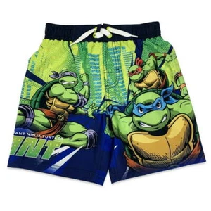 Teenage Mutant Ninja Turtles Swimsuit Trunk Swim Board Short Boy 4 5 6 7 8 10 12 - Picture 1 of 6