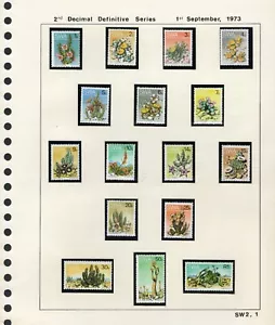 SWA (South West Africa), #343-358 mnh, cat.value $23.80 - Picture 1 of 1