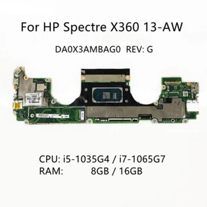 For HP Spectre X360 13-AW Motherboard i5-1035G4 i7-1065G7 8GB/16GB L71985-601 - Picture 1 of 2