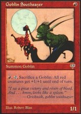 1x Goblin Soothsayer MTG Mirage NM Magic Regular