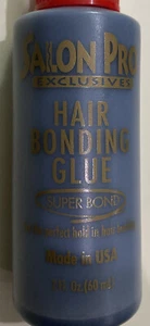 SALON PRO EXCLUSIVES HAIR BONDING GLUE SUPER BOND 2 Oz 60 ml - Picture 1 of 5