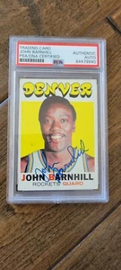 1971-72 TOPPS SIGNED ROOKIE CARD JOHN BARNHILL ROCKETS HAWKS ABA PSA DNA # 222 - Picture 1 of 1