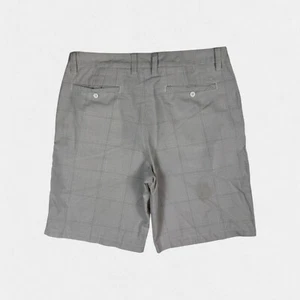 Vintage O'neill baggy checkered shorts light grey W36 - Picture 1 of 6