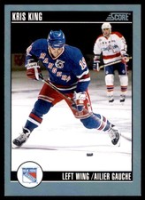 1992-93 Score Canadian Kris King #181