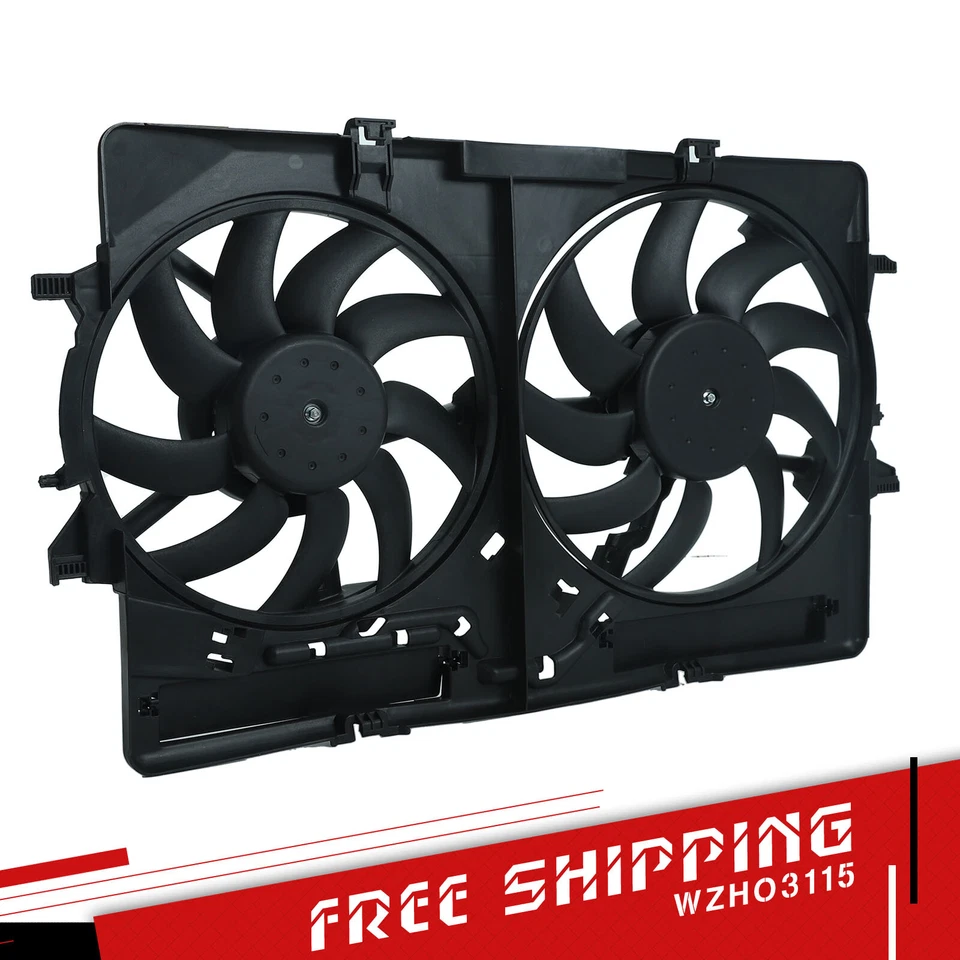 Engine Radiator Condenser Cooling Fan For Audi A4 A5 S4 S5 Quattro Q5 2009-2016 Foto 1 de 4