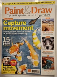 Art Instruction Magazine PAINT + DRAW From 2017 Capture Movement Good Condition - Picture 1 of 3