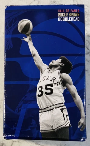 RARE Roger Brown Indiana Pacers 50th Anniversary 2017 Bobblehead Bobble Head NEW Cover