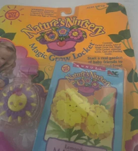 Vintage 1994 ToyBiz Nature’s Nursery Magic Grow Locket Lemondrop Marigold NEW - Picture 1 of 7