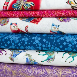 Traumhafte Katzen oder Pferde, passende Beistoffen von Benartex Patchwork Stoffe - Bild 1 von 10