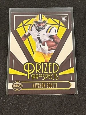 2023 Panini Legacy Football Kayshon Boutte Prized Prospects Rookie #PP-14 - Image 1 of 2