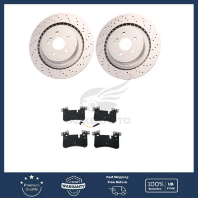 Pastillas y rotores de freno traseros para Mercedes Benz E63 AmgS C63 Cls63 Amg EE. UU. Foto 1 de 4