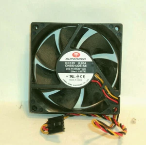 Ventilador de computadora para servidor Dell SUPERRED CHB8012DS-A5 12V 0.30A 3060 8020 P/N 99GRF - Imagen 1 de 5
