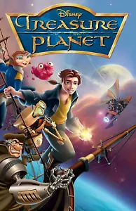 AA5730 Treasure Planet Film By Ron Clements 2002 Movie Poster 11x17 - Picture 1 of 9