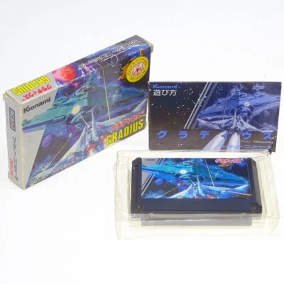 Gradius Nemesis Nintendo FC Japan Import Konami NTSC look somewhat used Complete - Image 1 of 2