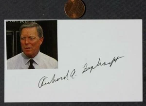 1988 Presidential Candidate Richard Gephardt signed autographed photocard NICE-- - Picture 1 of 1