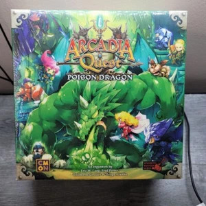 CMON: Arcadia Quest: Poison Dragon Board Game Expansion by CoolMiniOrNot NEW NIB - Picture 1 of 12