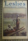 1911 SPORT FISHING CANOE BOATING INSERT PHOTO PRINT SALLOWS ARTIST COVER COV1818