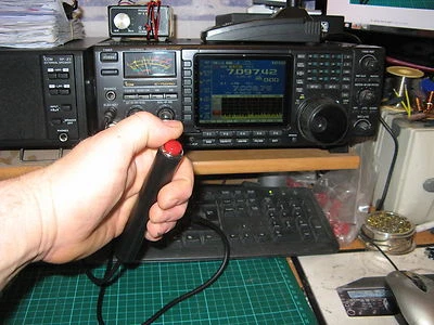 The Handheld black PTT Switch 6.35 mm Mono  any compatable Headsets - Image 1 of 2