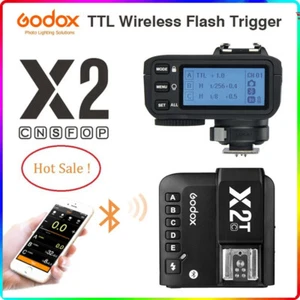 Godox X2T TTL HSS Wireless Flash Trigger Transmitter for Canon Nikon Sony Fuji - Picture 1 of 12