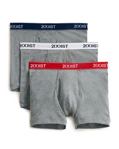 2(X)IST Cotton Essential Trunk 3er Pack Grau S M XL NEU - Bild 1 von 2