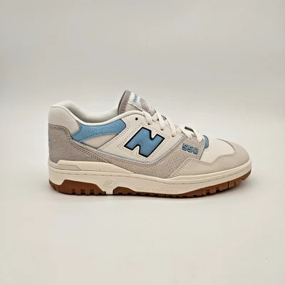 New Balance 550 White University Blue Grey Gum (MANY SIZES) - Imagen 1 de 4