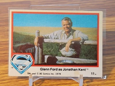 1978 DC Comics Superman Card Puzzle #11 Glenn Ford as Jonathan Kent Vintage - Image 1 of 2