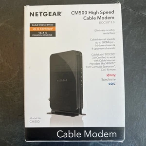 NETGEAR Cable Modem CM500 | Compatible With Xfinity, Spectrum, Cox | DOCSIS 3.0 - Picture 1 of 6
