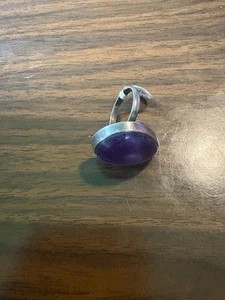 Lila Edelsteine Silber Ring (925) - Größe 8,5 - Bild 1 von 3