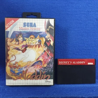 Master System ALADDIN (NI) Disney's Boxed PAL REGION FREE (Works in US) - Image 1 of 4