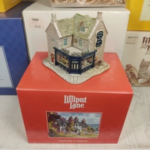 Apothecary Miniature Ceramic Lilliput Lane Cottage Collectable Figurine - Picture 1 of 14