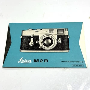 RARE Leica Leitz M2-R Instruction Manual Mint Condition - Picture 1 of 3