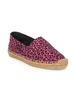 НОВЫЕ женские Saint Laurent YSL печати Espadrilles розовый леопард США 11 ЕС 41 - Изображение 1 из 4