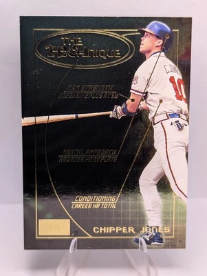 Skybox Chipper Jones #12T The Technique Atlanta Braves 2000 patio Foto 1 de 2