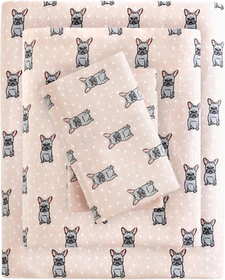 Sábana True North Acogedora Franela Cálida 100% Algodón - Estampado Novedad Animales Estrellas Cu Foto 1 de 4